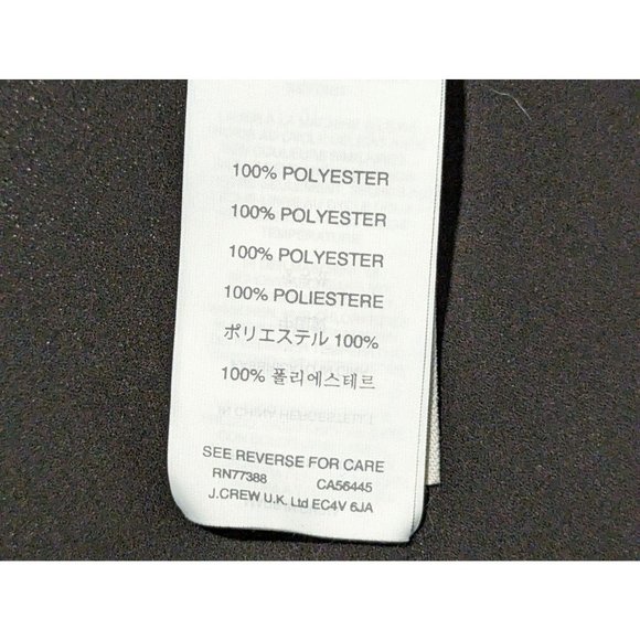 J. Crew black with white and black cording outline Tassel front Tunic 2 - Picture 5 of 6